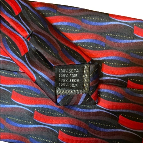 Alexander Julian Men’s Silk Tie - Picture 3 of 3